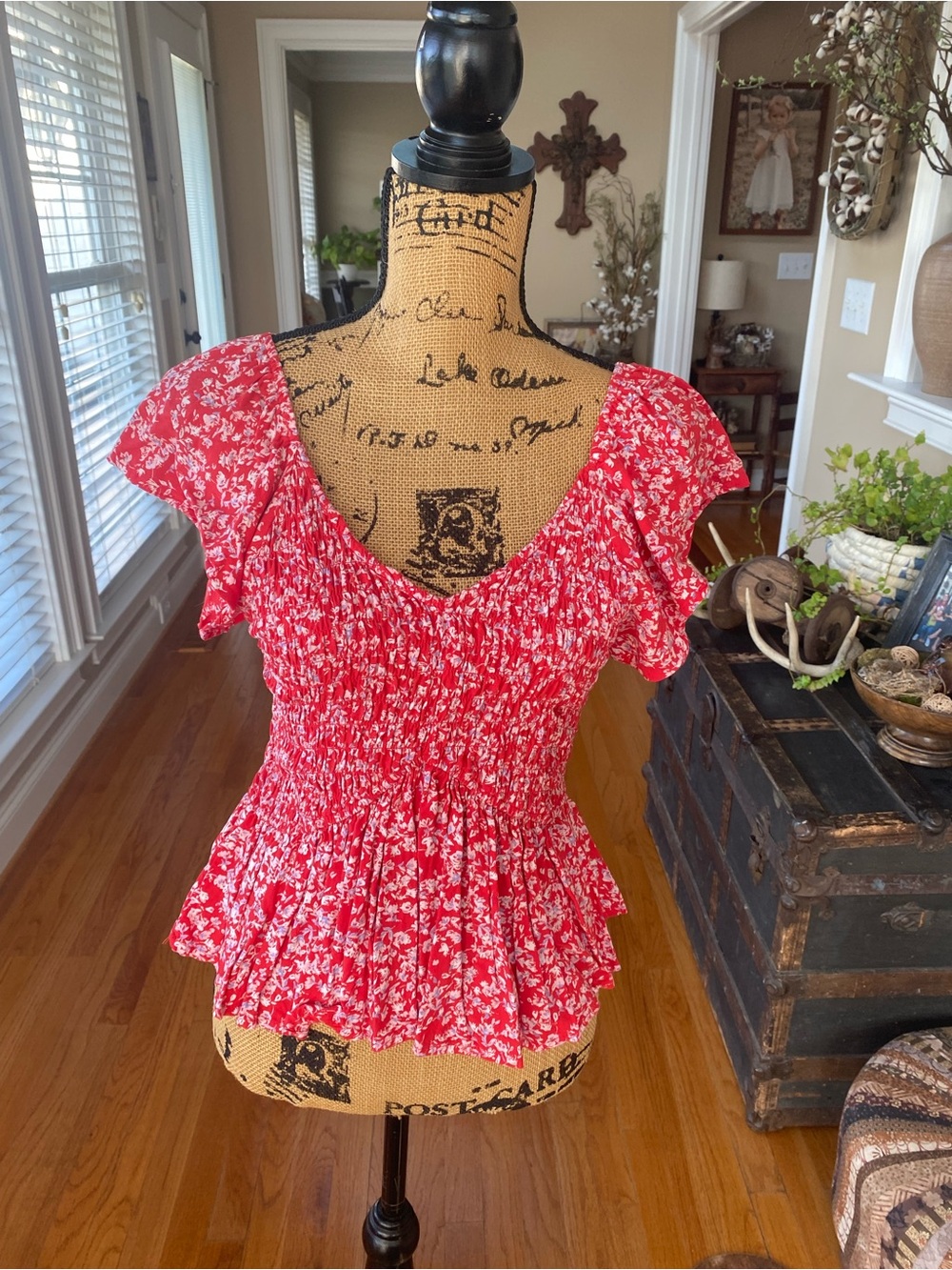 Japna Smocked Top
